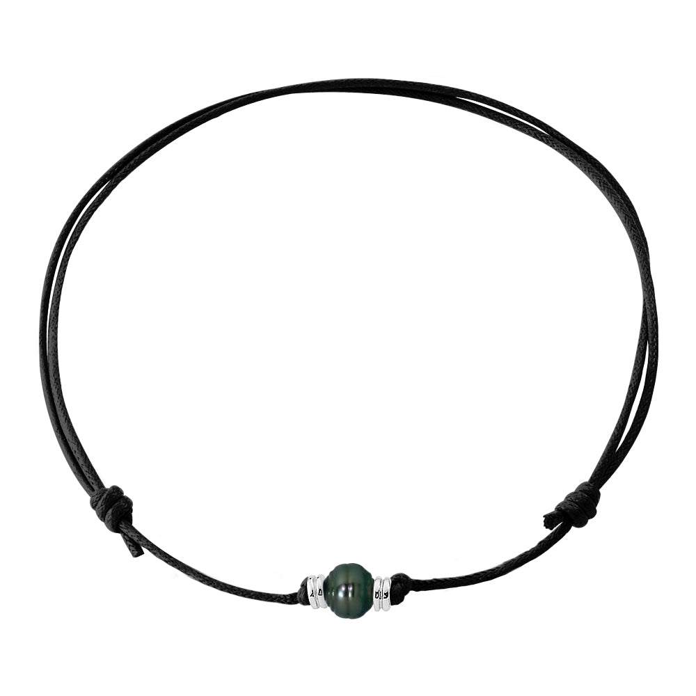 PERLINEA - Tahitian Cultured Pearl Necklace 10-11 mm - Women's Jewelry