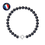 Bracelet Perles de Culture Noires Bijou femme