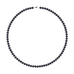 Collier de perles noires naturelles